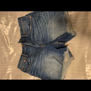 Madewell high waisted shorts
